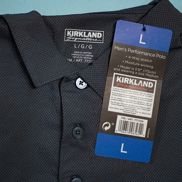 Kirkland Signature Large Grey Button Up Dress Shirt - Picture 3 of 5